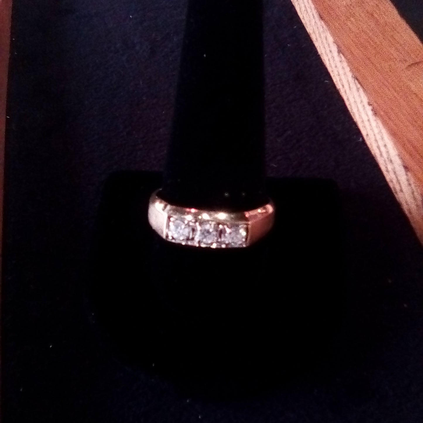 Gents 3 Stone Ring