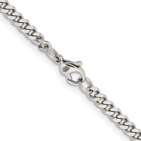 Stainless Steel Polished Curb Chain